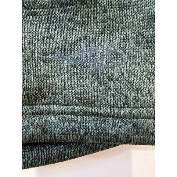 REEL LIFE Silver pine Green 1/4 Zip Barrel Curl Fleece- M NWT MSRP $70 - Picture 4 of 11
